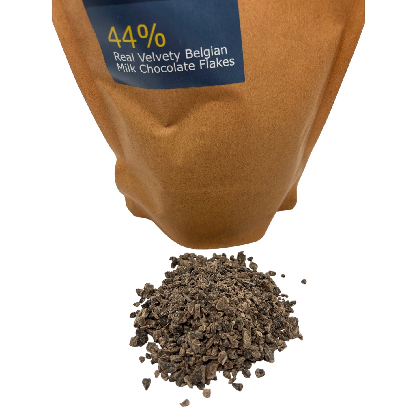 Luxury Hot Chocolate - Real 44% Belgian Milk Chocolate Flakes - 250g