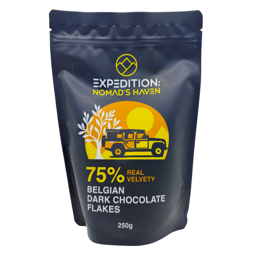 Luxury Hot Chocolate - Real 75% Belgian Chocolate Flakes - 250g