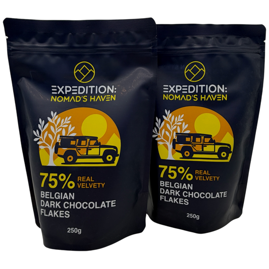 Luxury Hot Chocolate - Real 75% Belgian Chocolate Flakes - 500g