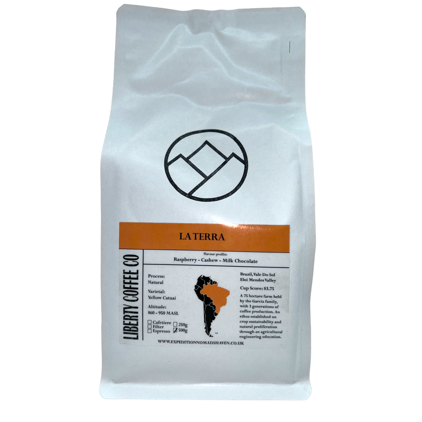 Ground Coffee - La Terra SCA 83.75