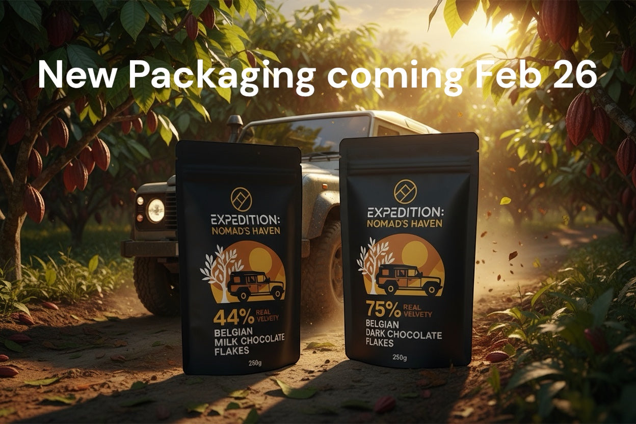 Load video: Luxury Belgian Chocolate Flakes