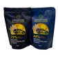 Expedition Nomad's Haven One of Each bundle with 250g pouches of 75% Belgian dark chocolate flakes and 44% Belgian milk chocolate flakes