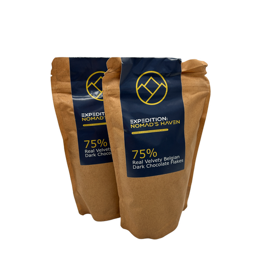 Luxury Hot Chocolate - Real 75% Belgian Chocolate Flakes - 500g