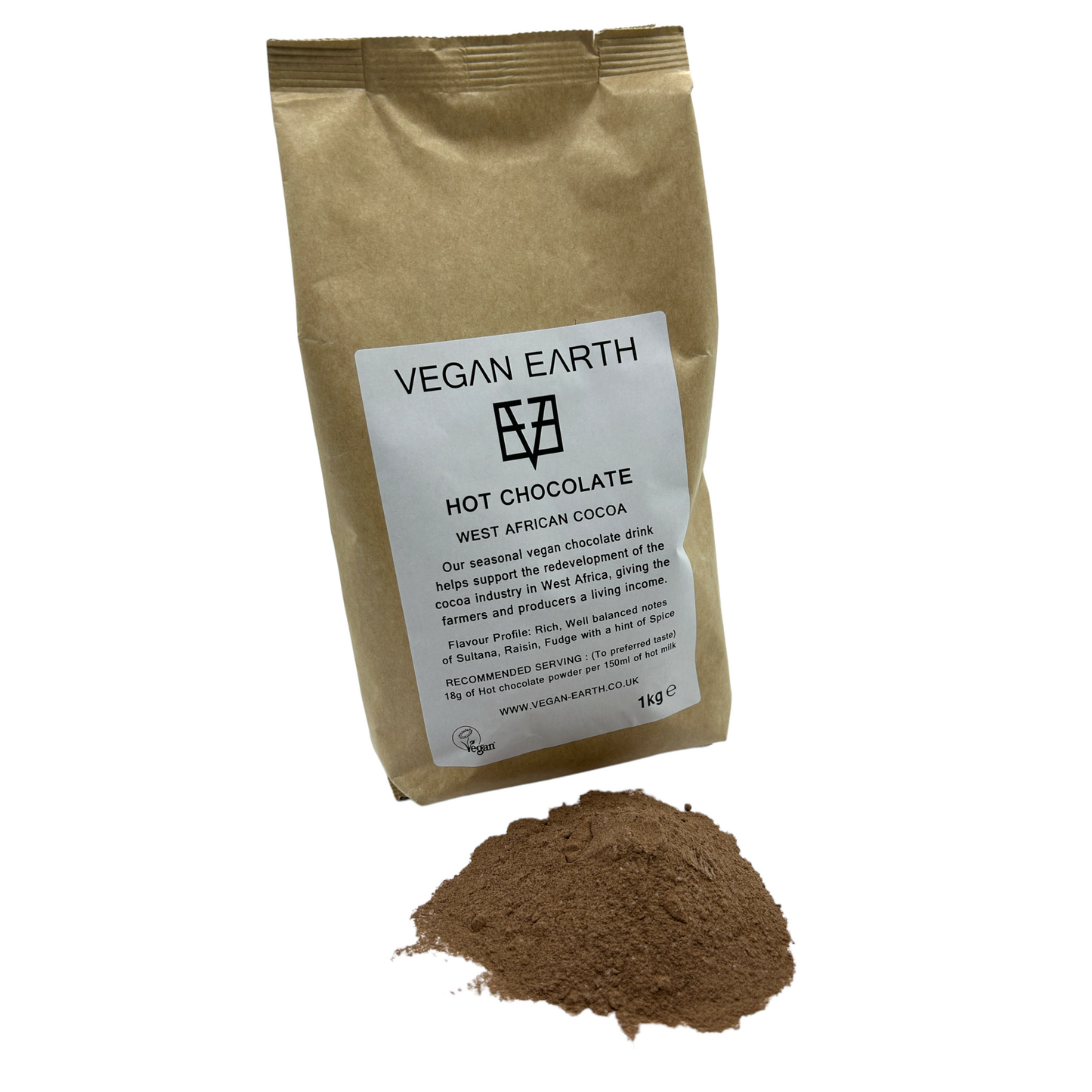 Hot Chocolate - 100% Vegan West African Chocolate 1kg
